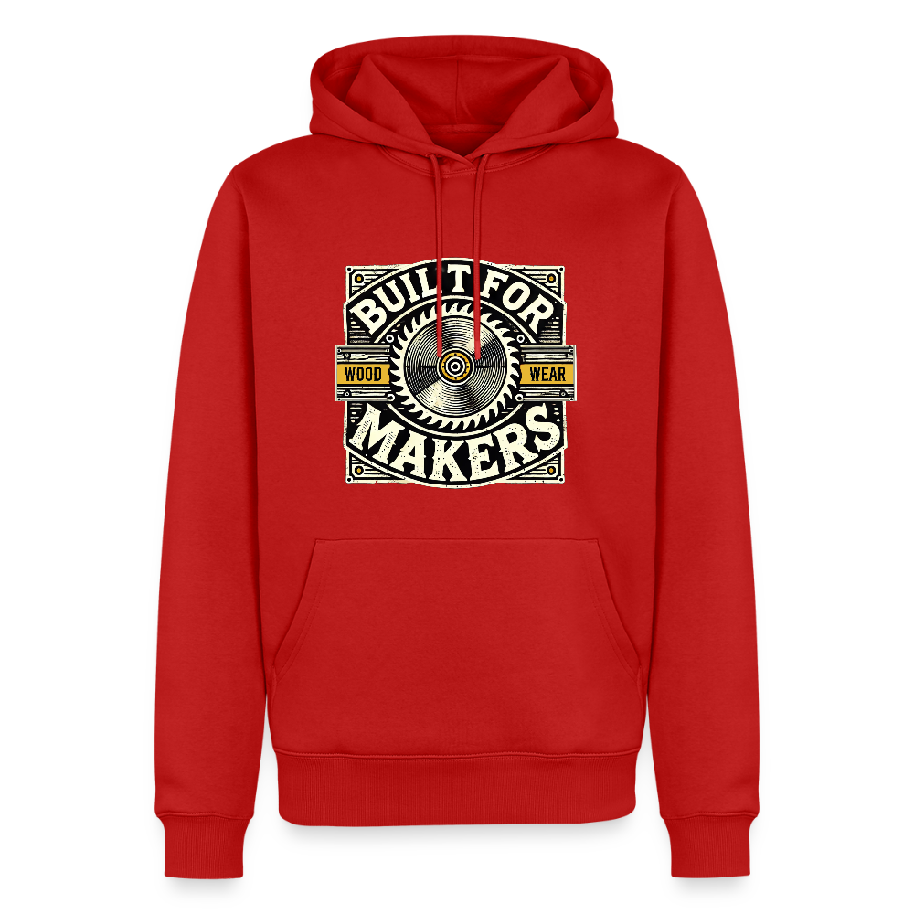 Built for Makers - Premium Hoodie - Rot