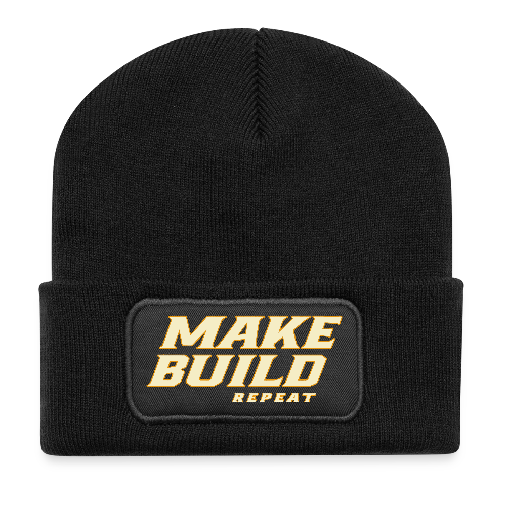 Make.Build.Repeat - Beanie - Schwarz