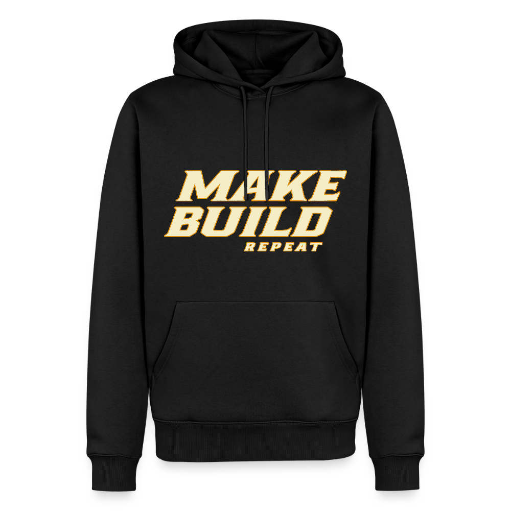 Make.Build.Repeat - Premium Hoodie - Schwarz