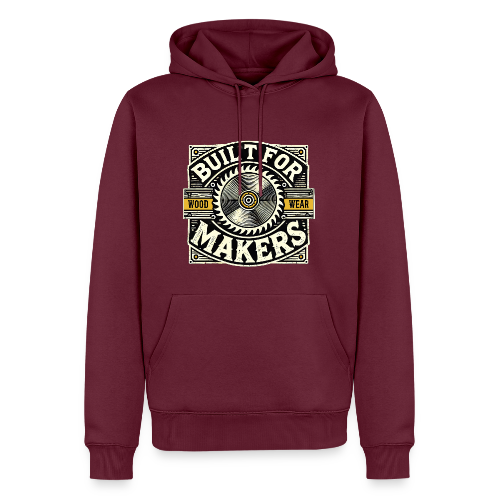 Built for Makers - Premium Hoodie - Burgunderrot