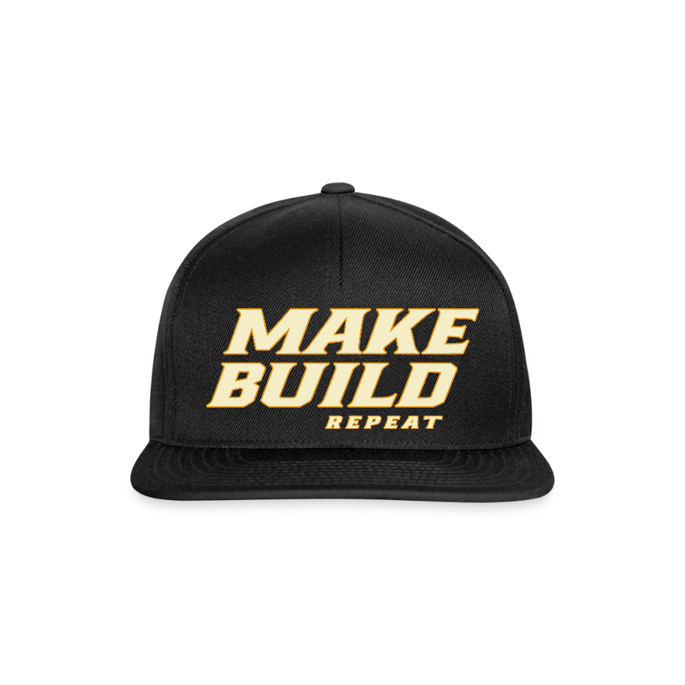 Make.Build.Repeat - Snapback - Schwarz/Schwarz