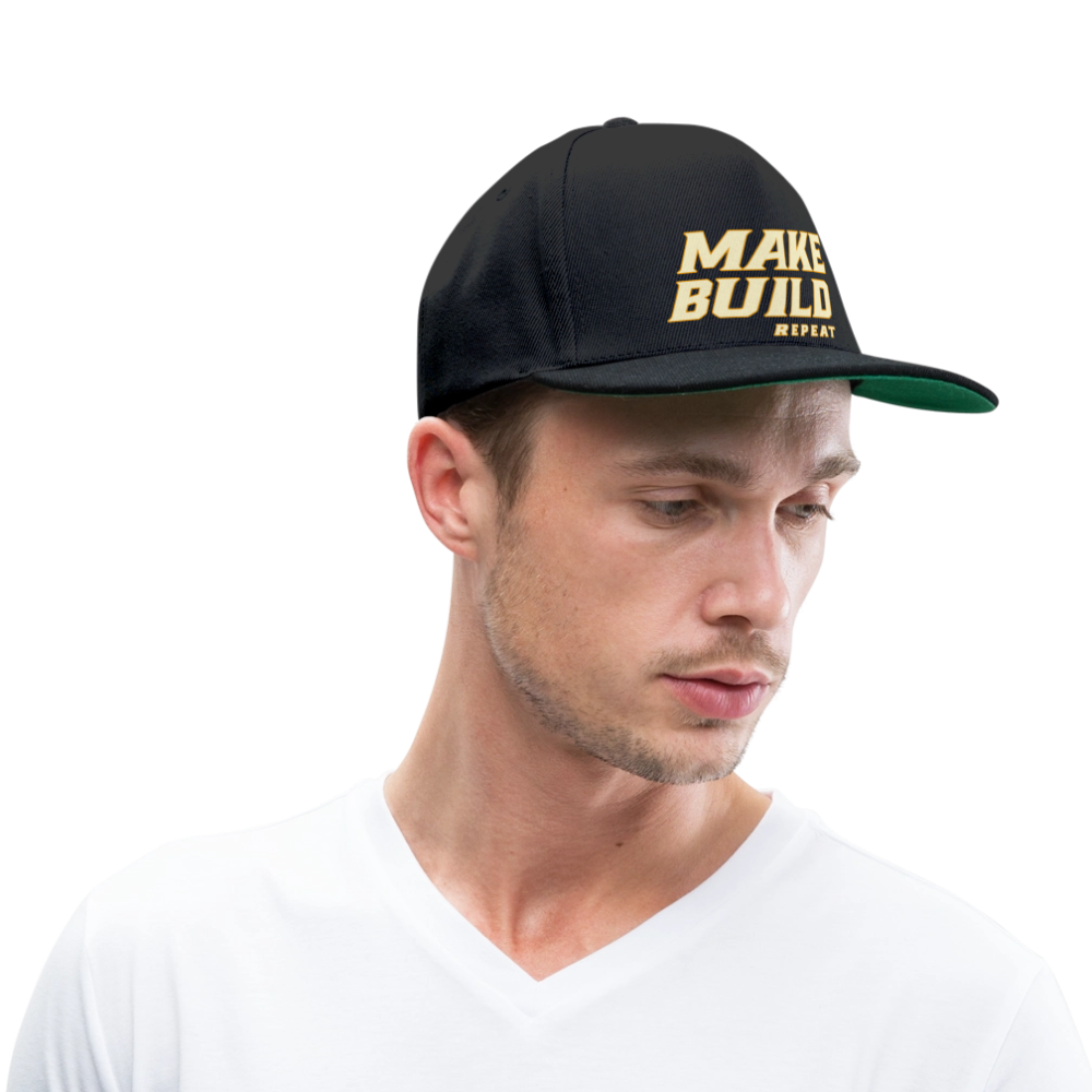 Make.Build.Repeat - Snapback - Schwarz/Schwarz