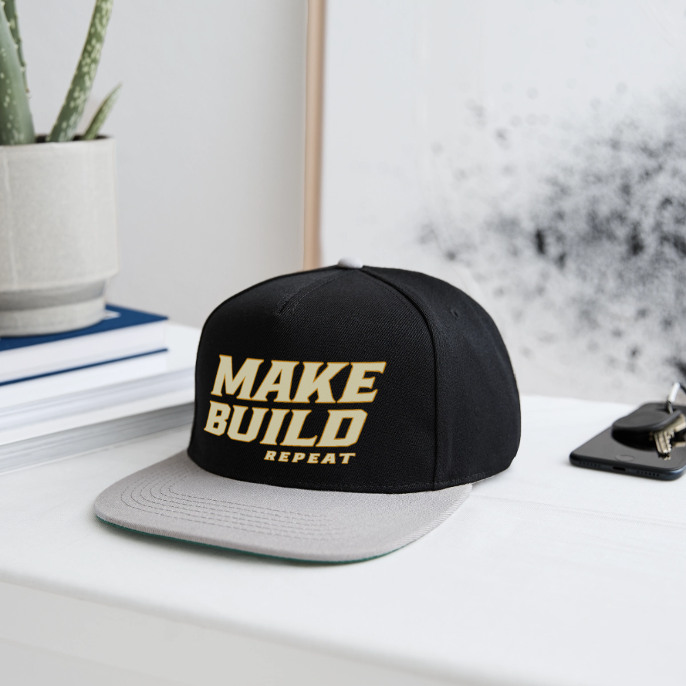Make.Build.Repeat - Snapback - Schwarz/Grau