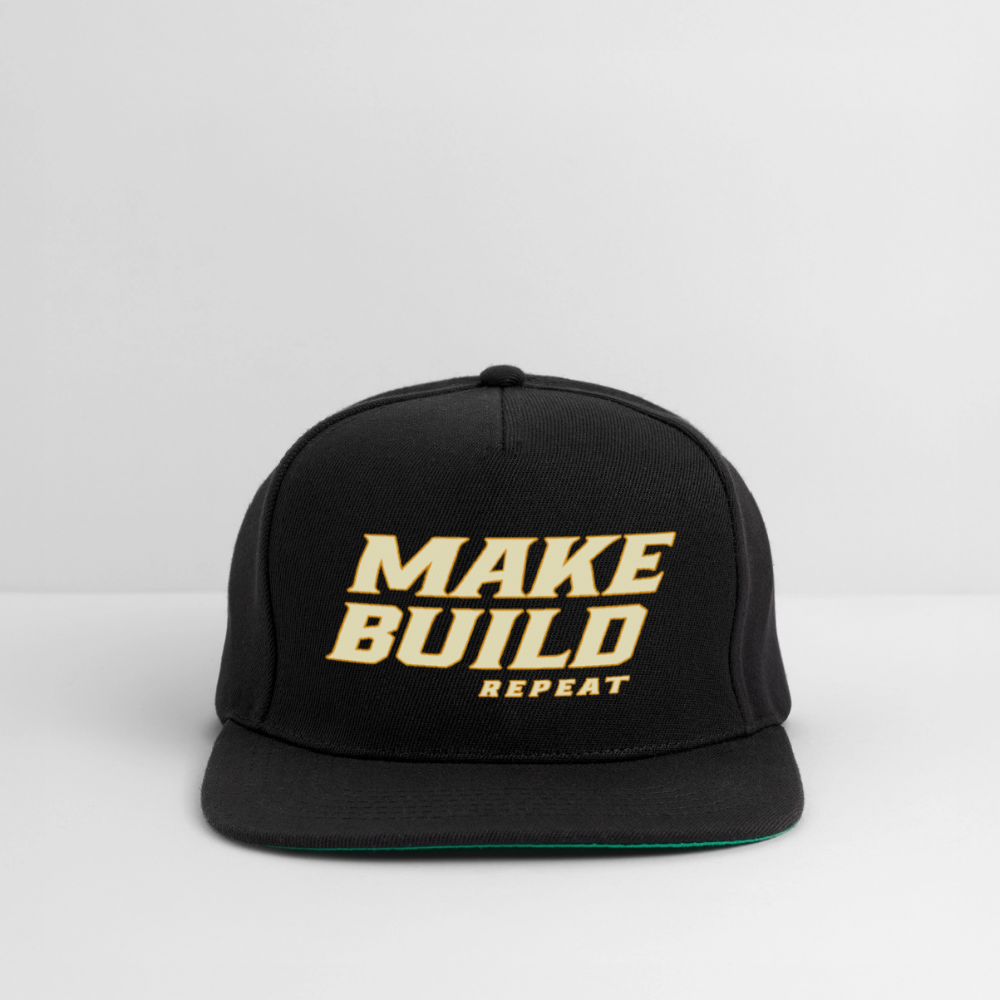 Make.Build.Repeat - Snapback - Schwarz/Schwarz