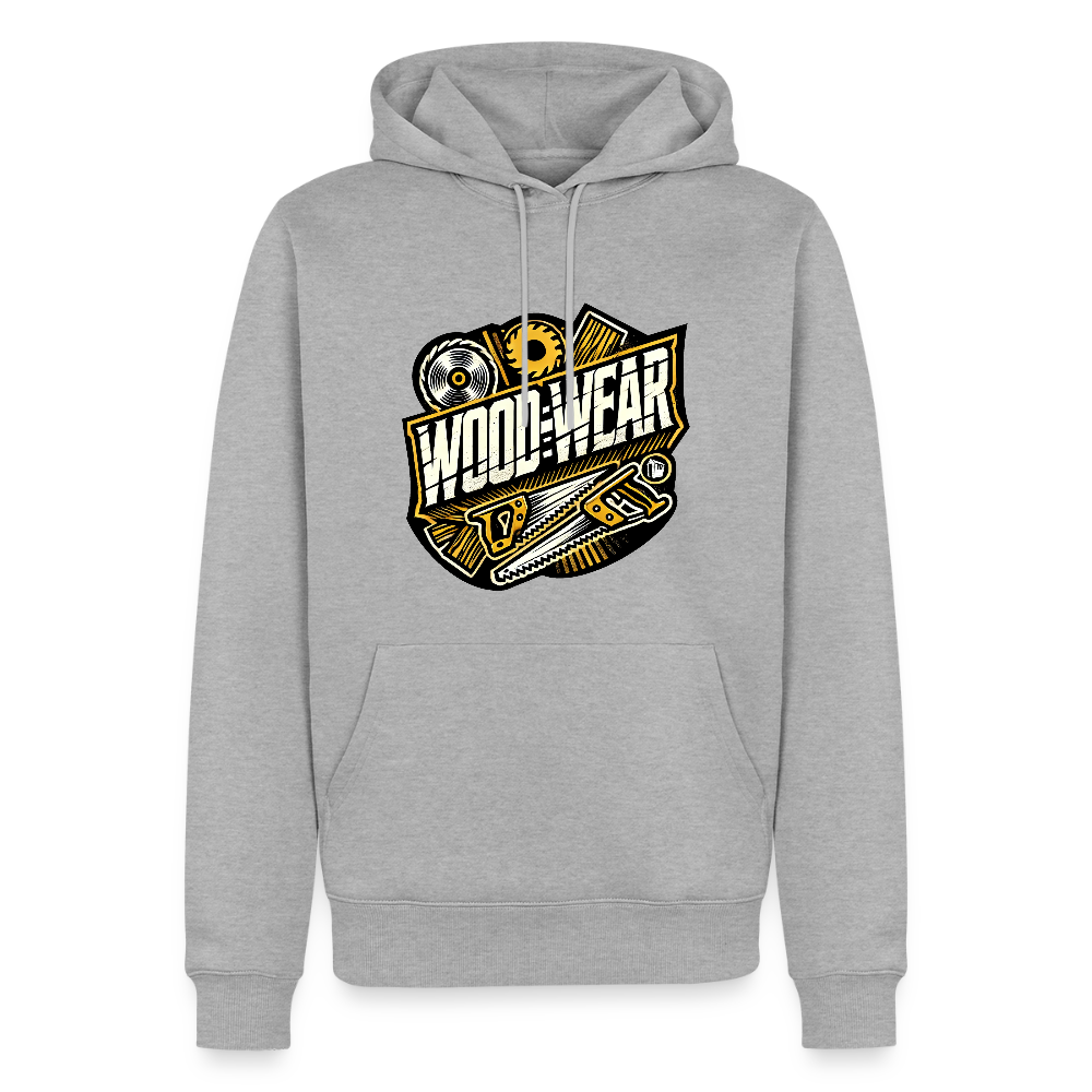 Wood Wear - Premium Hoodie - Grau meliert