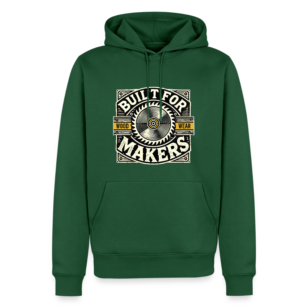 Built for Makers - Premium Hoodie - Flaschengrün