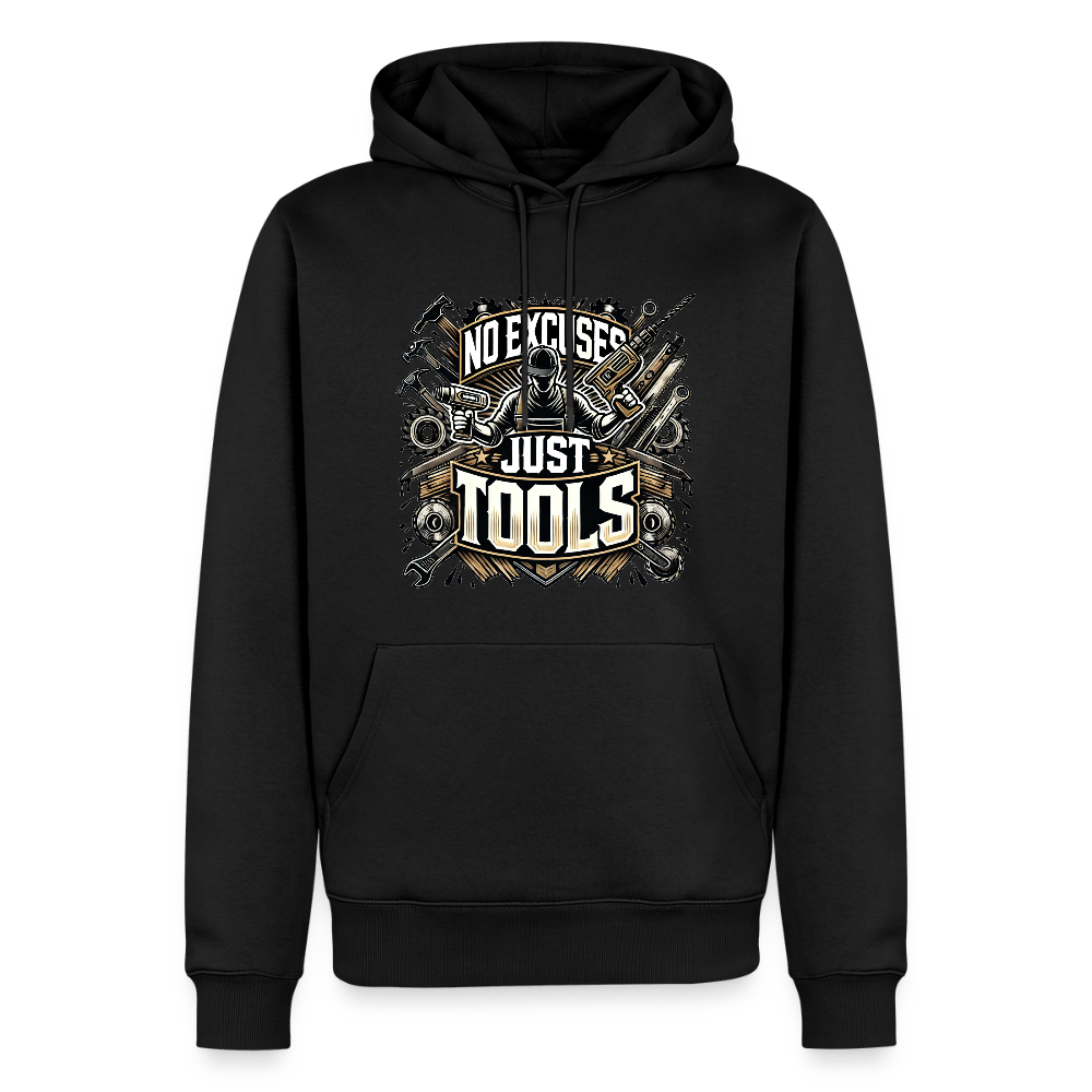 No Excuses, Just Tools! - Drill Sergeant Premium Hoodie - Schwarz