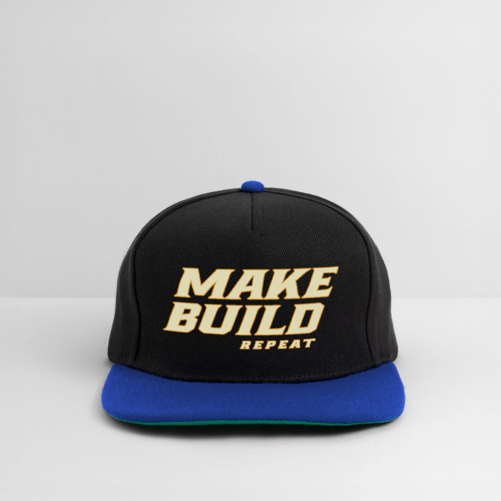 Make.Build.Repeat - Snapback - Schwarz/Königsblau