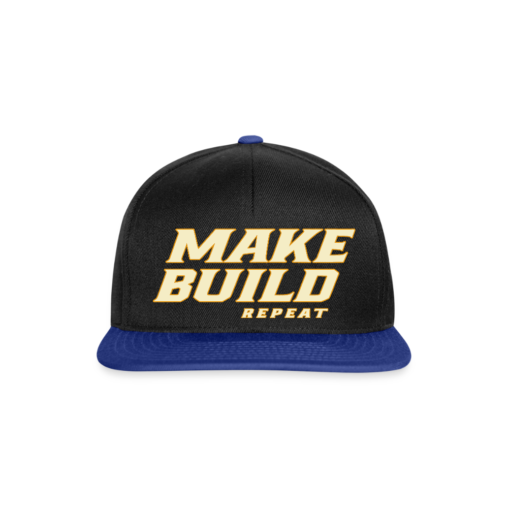 Make.Build.Repeat - Snapback - Schwarz/Königsblau