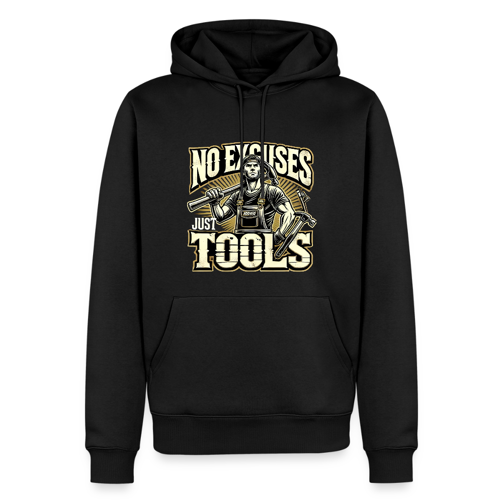 No Excuses, Just Tools! - Tool Titan Premium Hoodie - Schwarz
