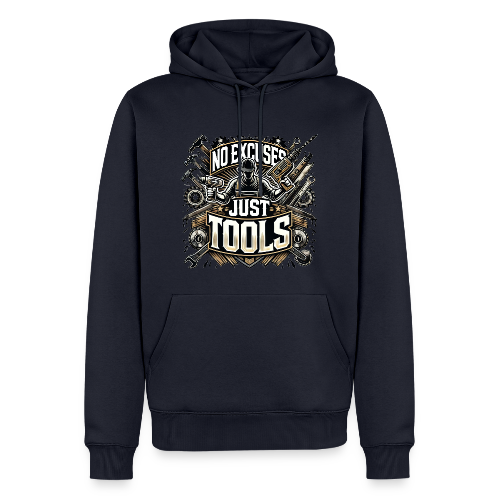 No Excuses, Just Tools! - Drill Sergeant Premium Hoodie - Navy