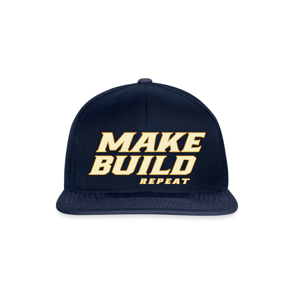 Make.Build.Repeat - Snapback - Navy/Navy