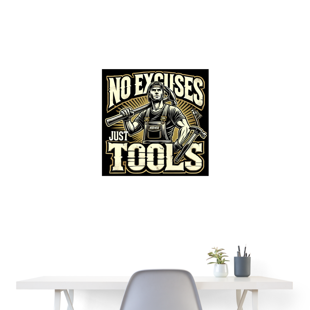 Tool Titan - POSTER 60x60cm - Weiß