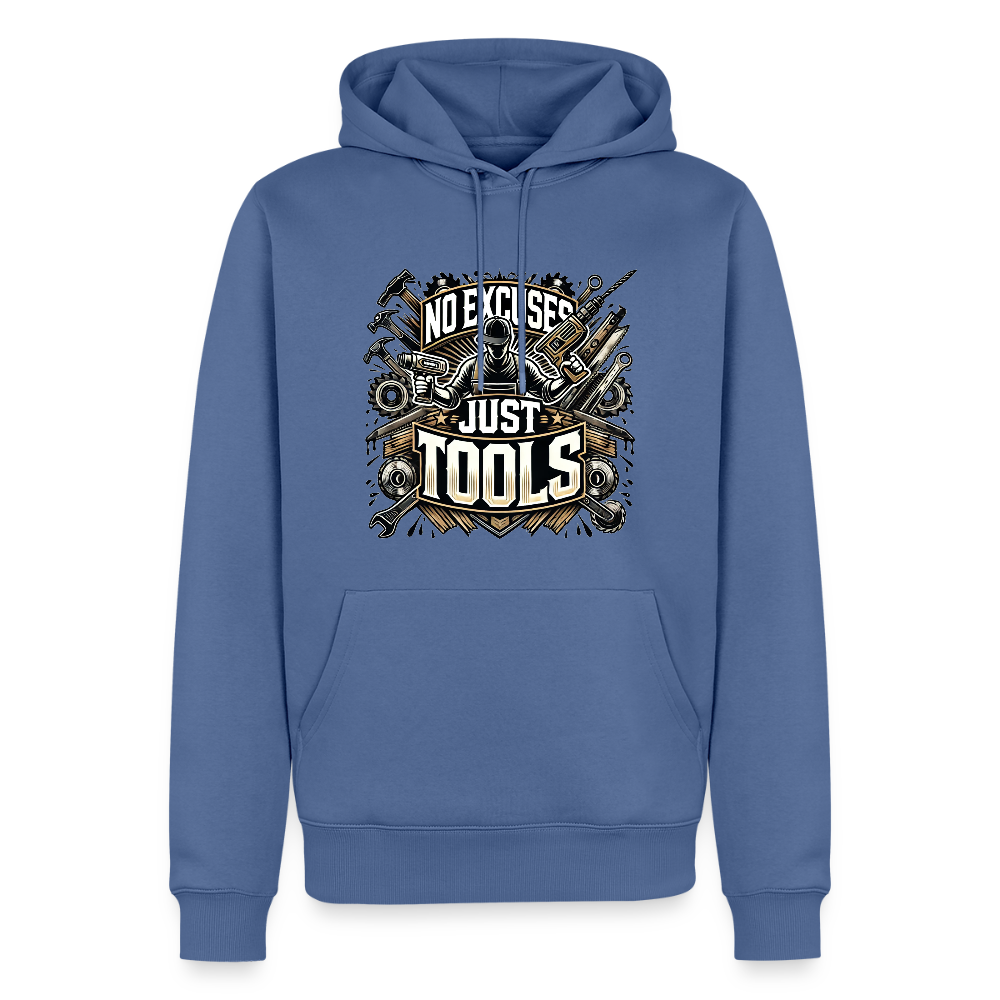 No Excuses, Just Tools! - Drill Sergeant Premium Hoodie - Taubenblau