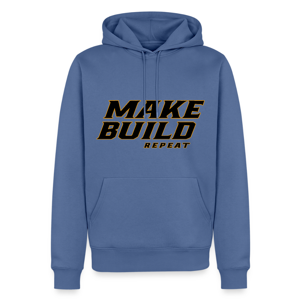 Make.Build.Repeat - Premium Hoodie - Taubenblau