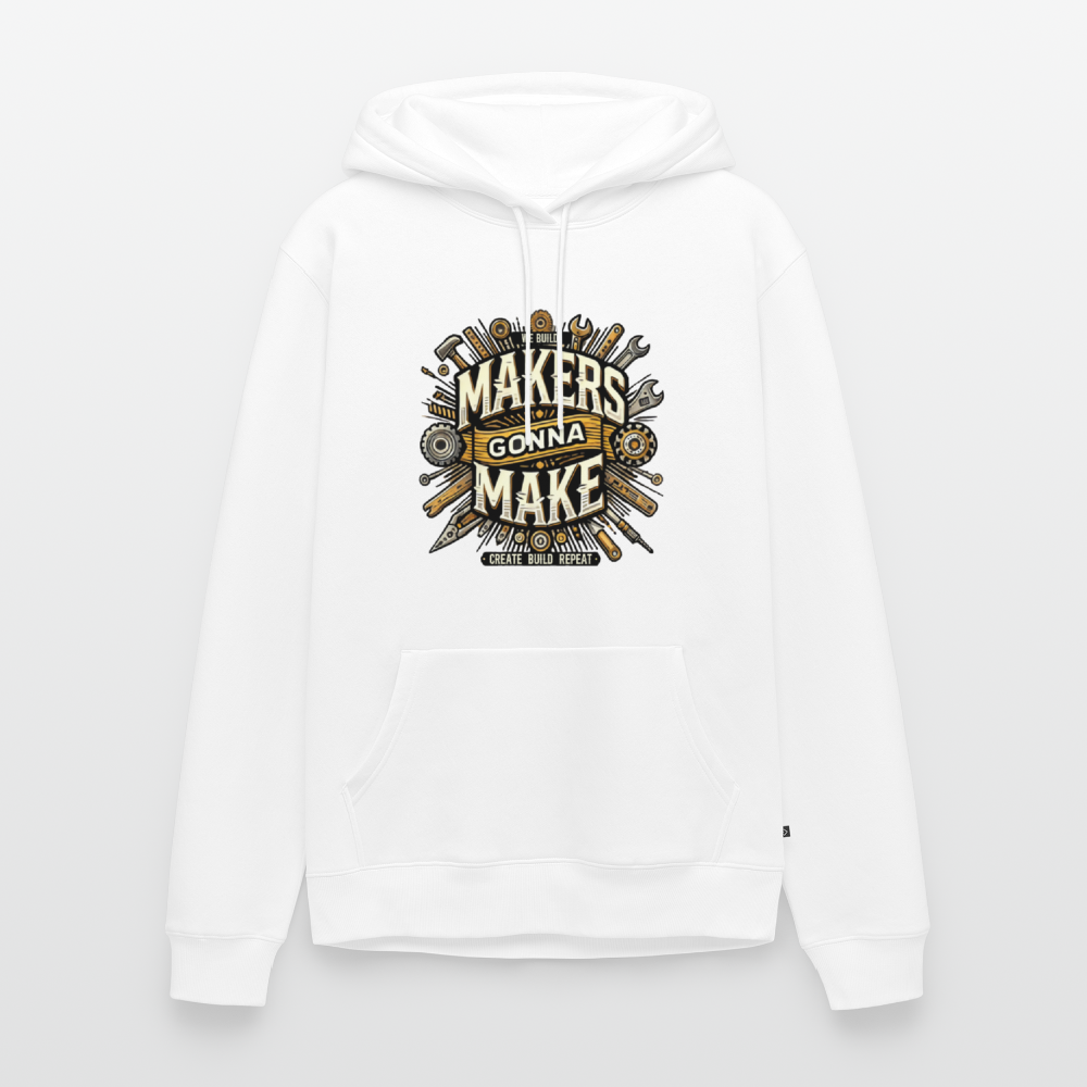 Makers gonna Make - Premium Hoodie - Weiß