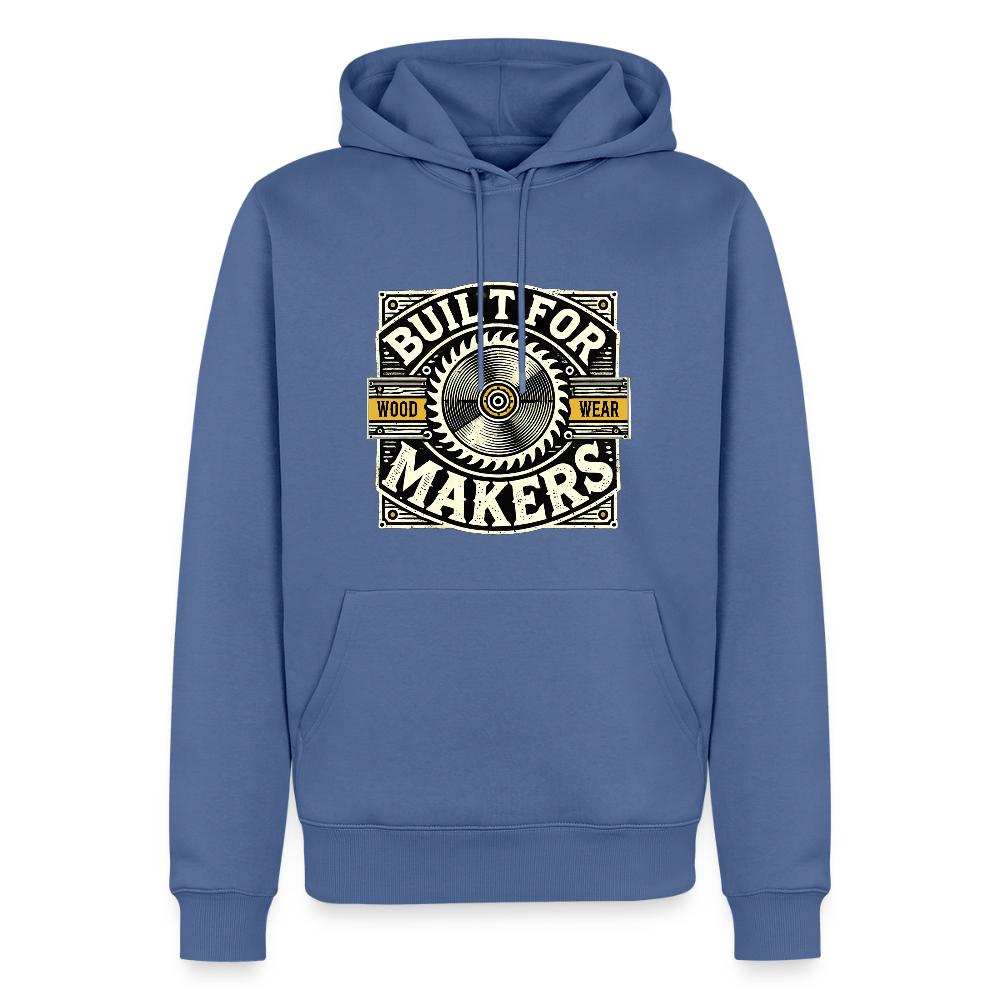 Built for Makers - Premium Hoodie - Taubenblau