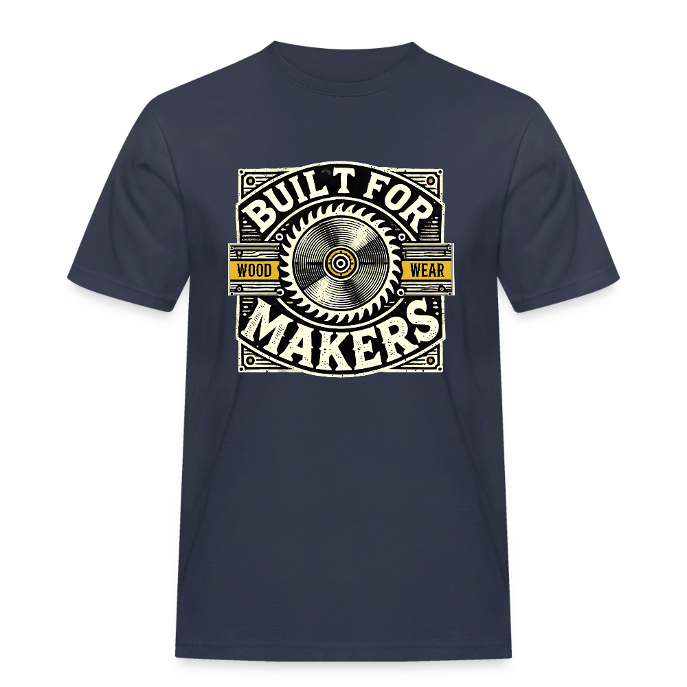 Built for Makers - Rugged T-Shirt - Navy