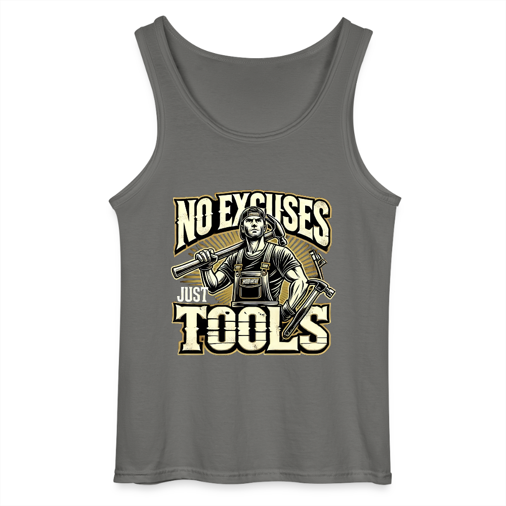 No Excuses, Just Tools! - Tool Titan Tank Top - Anthrazit