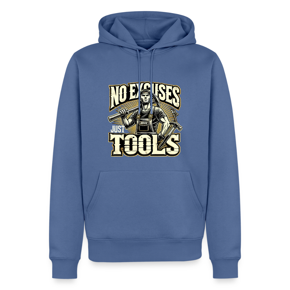 No Excuses, Just Tools! - Tool Titan Premium Hoodie - Taubenblau