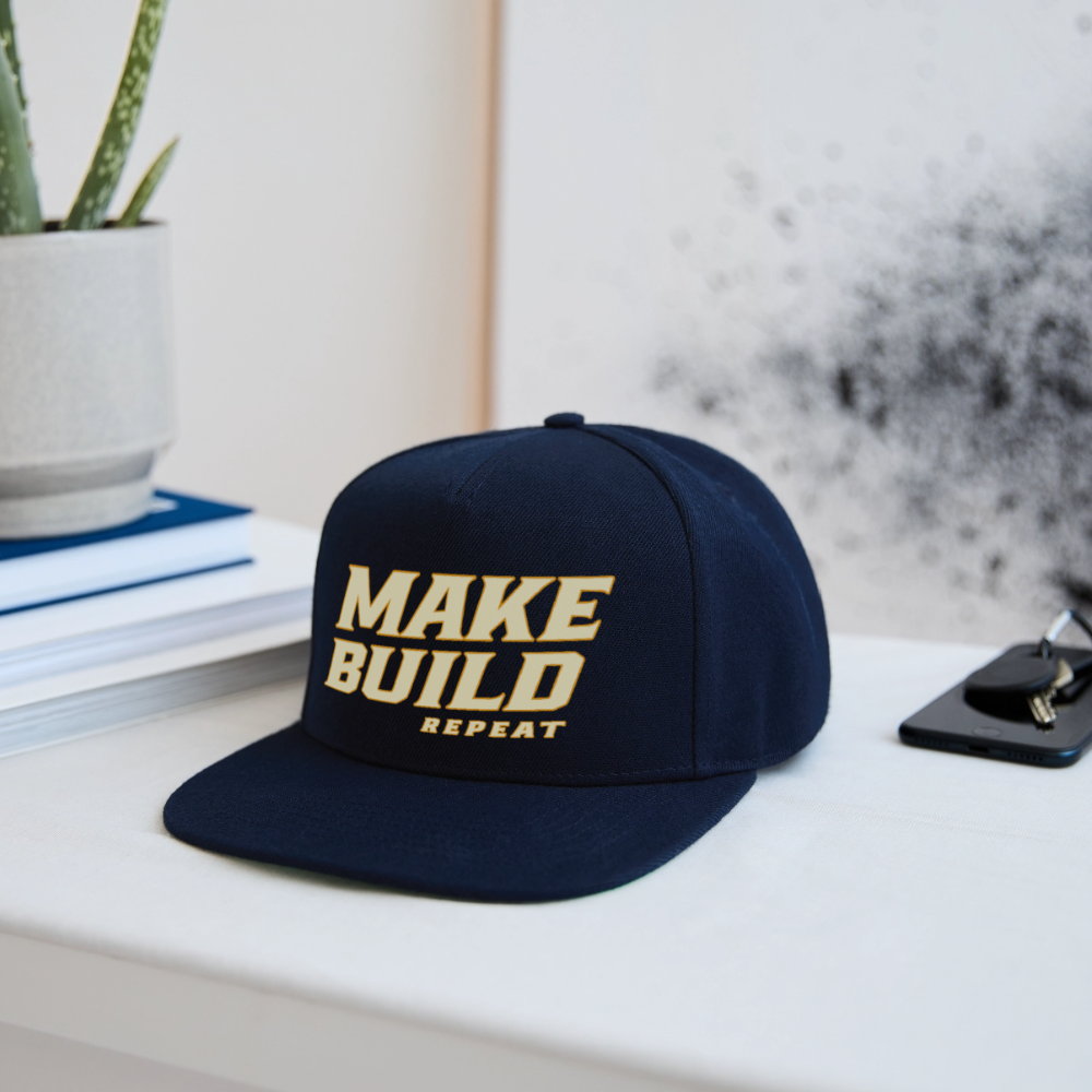Make.Build.Repeat - Snapback - Navy/Navy