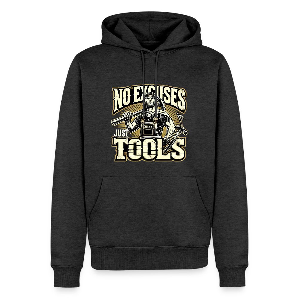 No Excuses, Just Tools! - Tool Titan Premium Hoodie - Anthrazit meliert