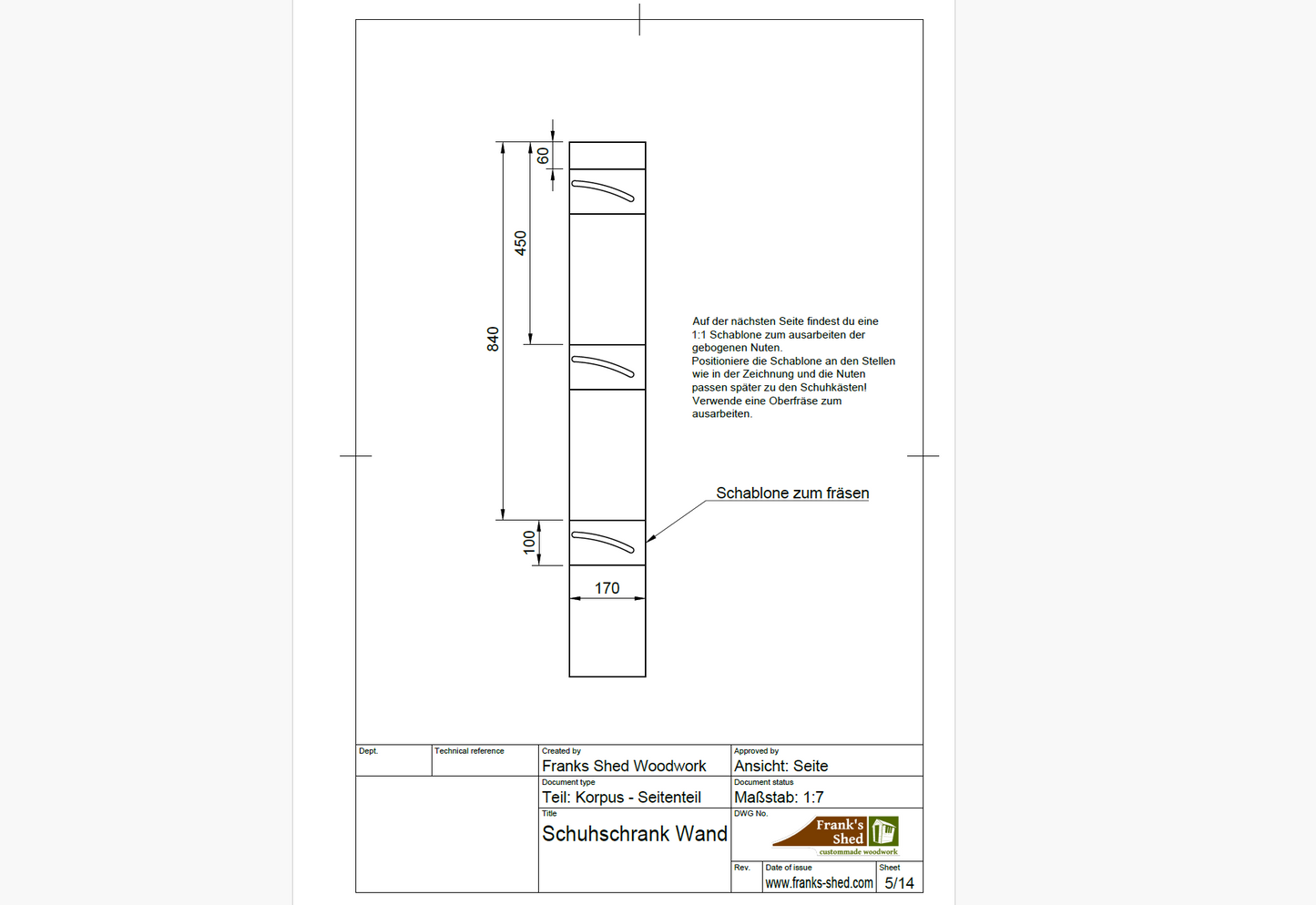 Schicker DIY Schuhschrank
