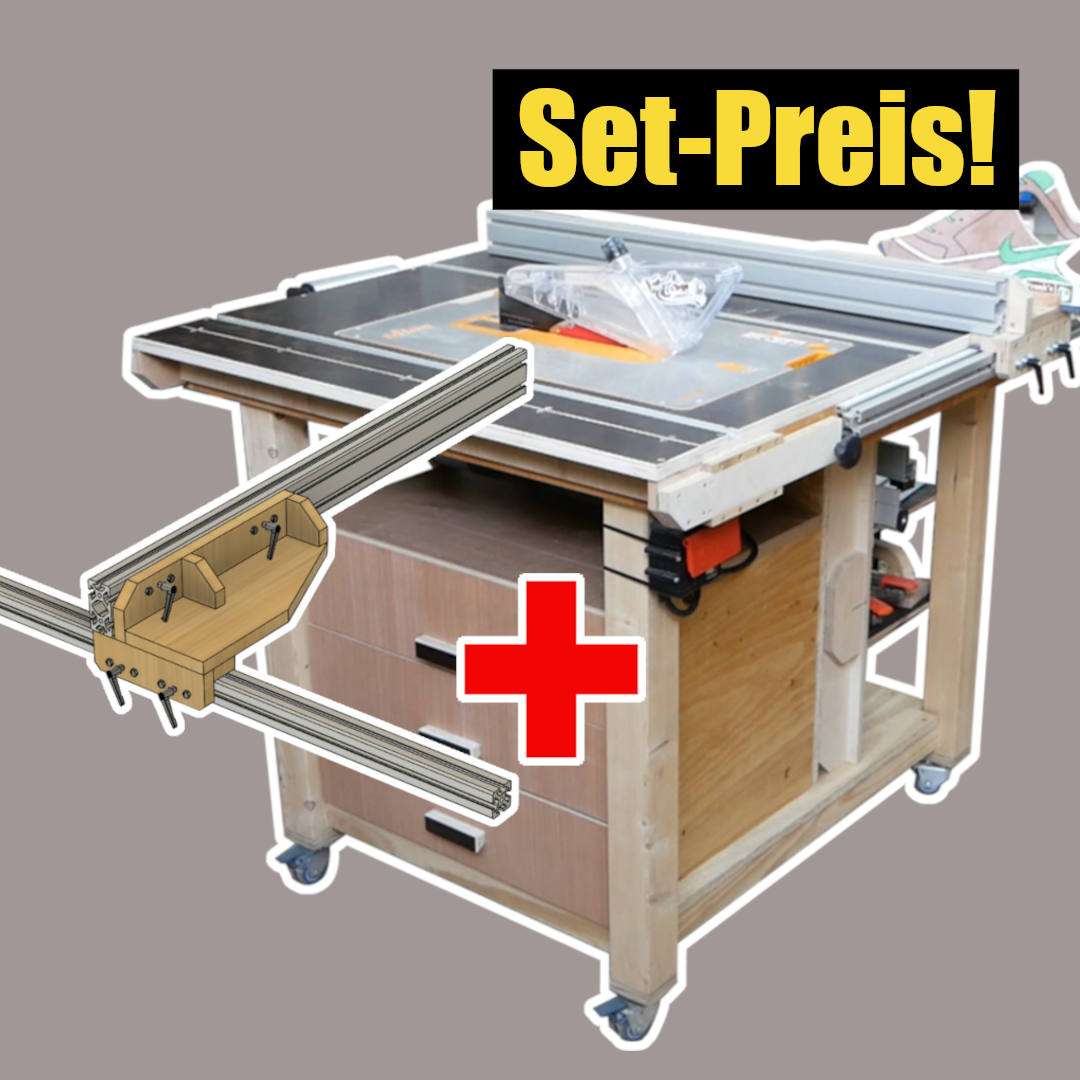 Tischkreissägen SET: Tischkreissäge + Parallelanschlag (Baupläne)