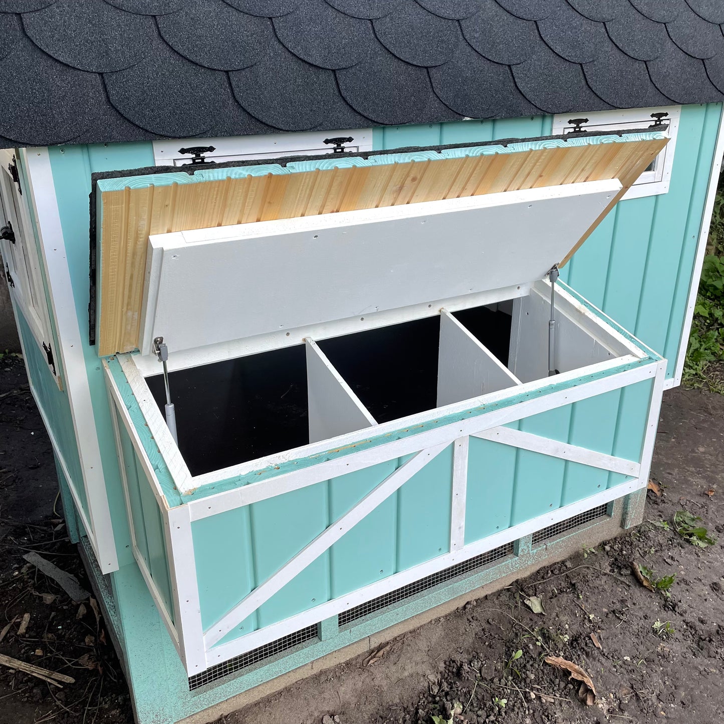 Hühnerstall für min. 6 Hühner (Bauplan)