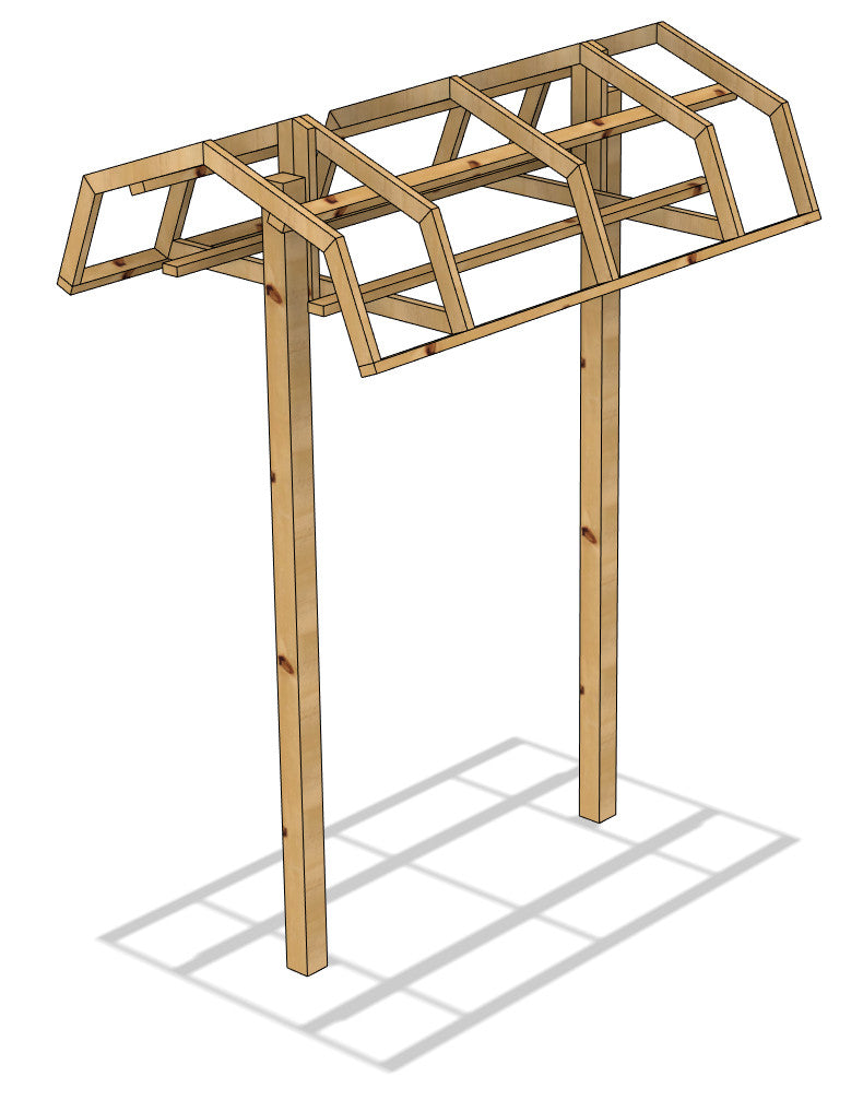 DIY Tomatenunterstand (Bauplan)