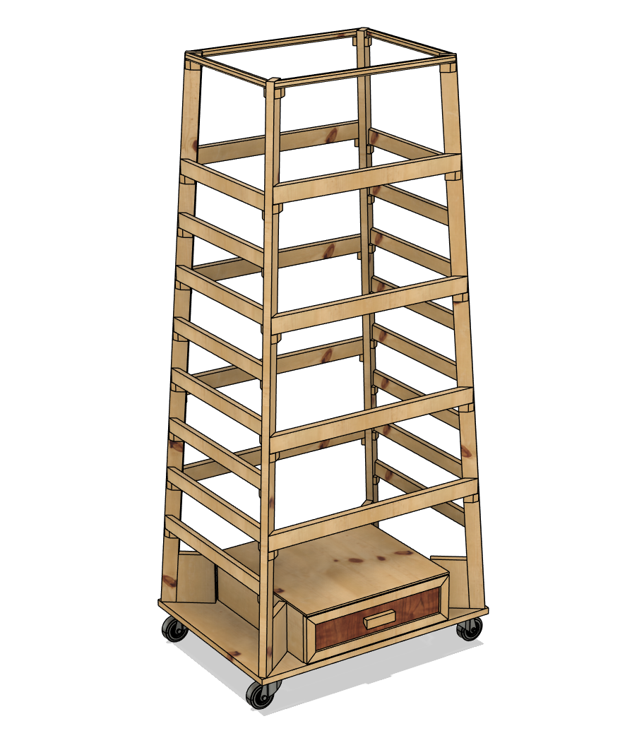 Mobiler Zwingenturm - Große Version (Bauplan)
