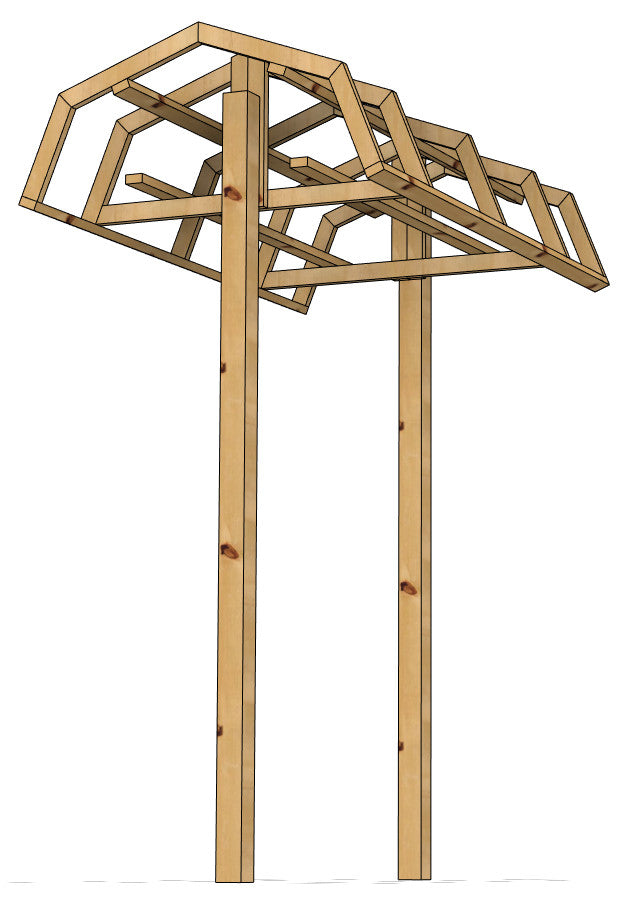 DIY Tomatenunterstand (Bauplan)