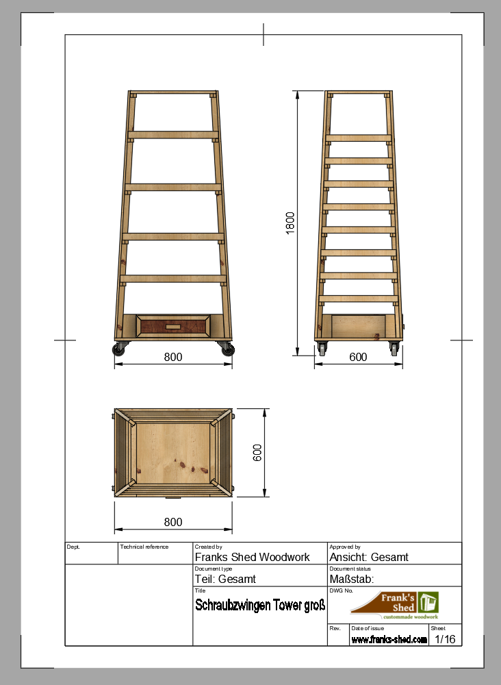 Mobiler Zwingenturm - Große Version (Bauplan)