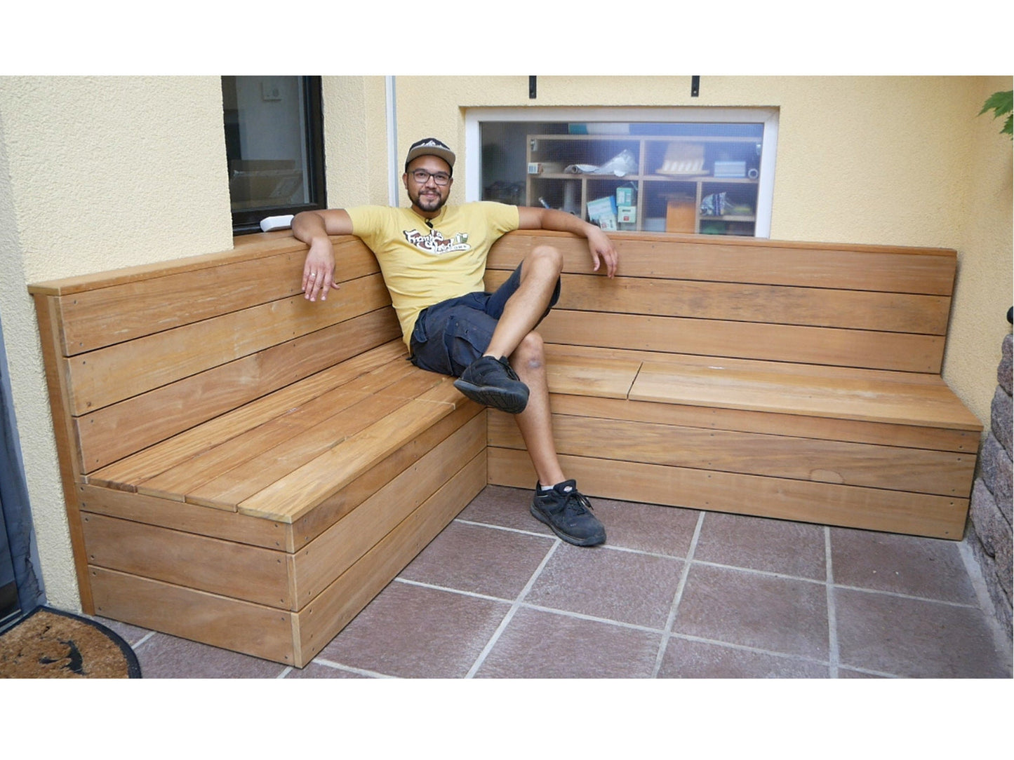 Sitzbank für Terrasse & Garten (Bauplan)