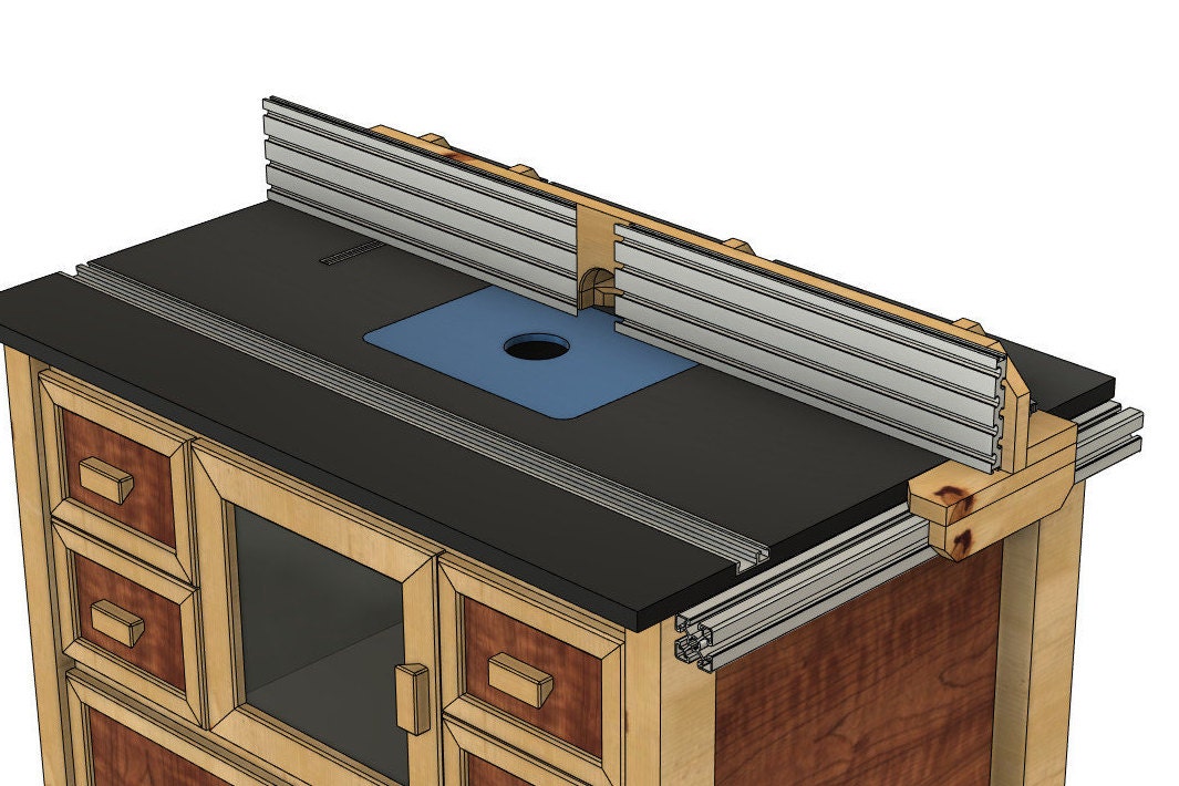 Fräsanschlag für Profi-Frästisch (Bauplan)