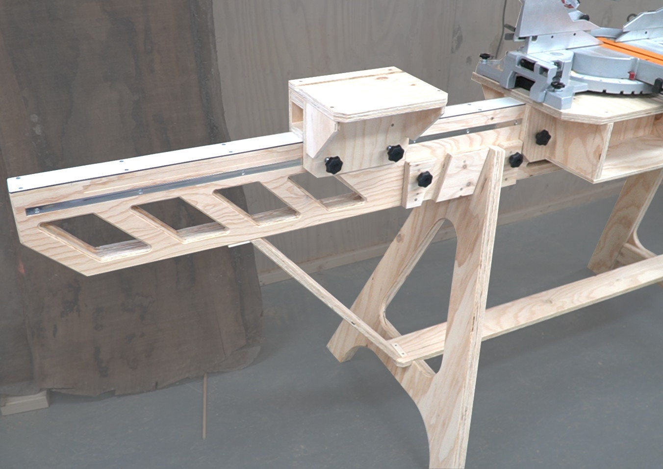 Kappsägen SET: Kappsägenstation + Maß-System (Bauplan)