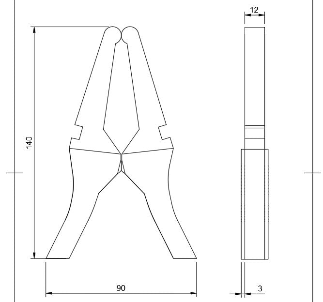 Federklemmen (Bauplan)