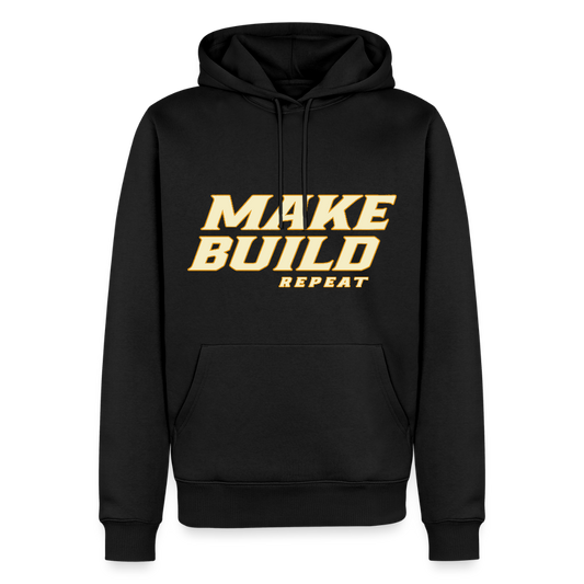 Make.Build.Repeat - Premium Hoodie - Schwarz