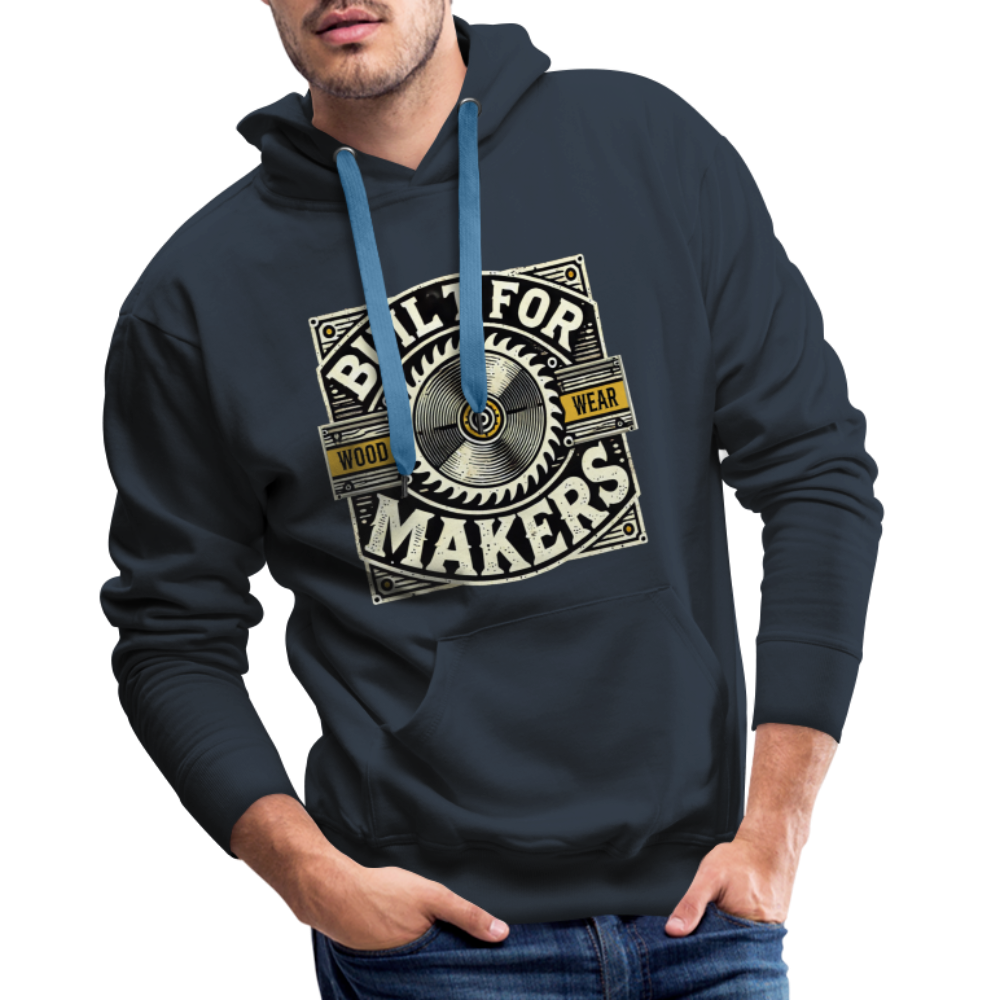 Built for Makers - Premium Hoodie - Navy