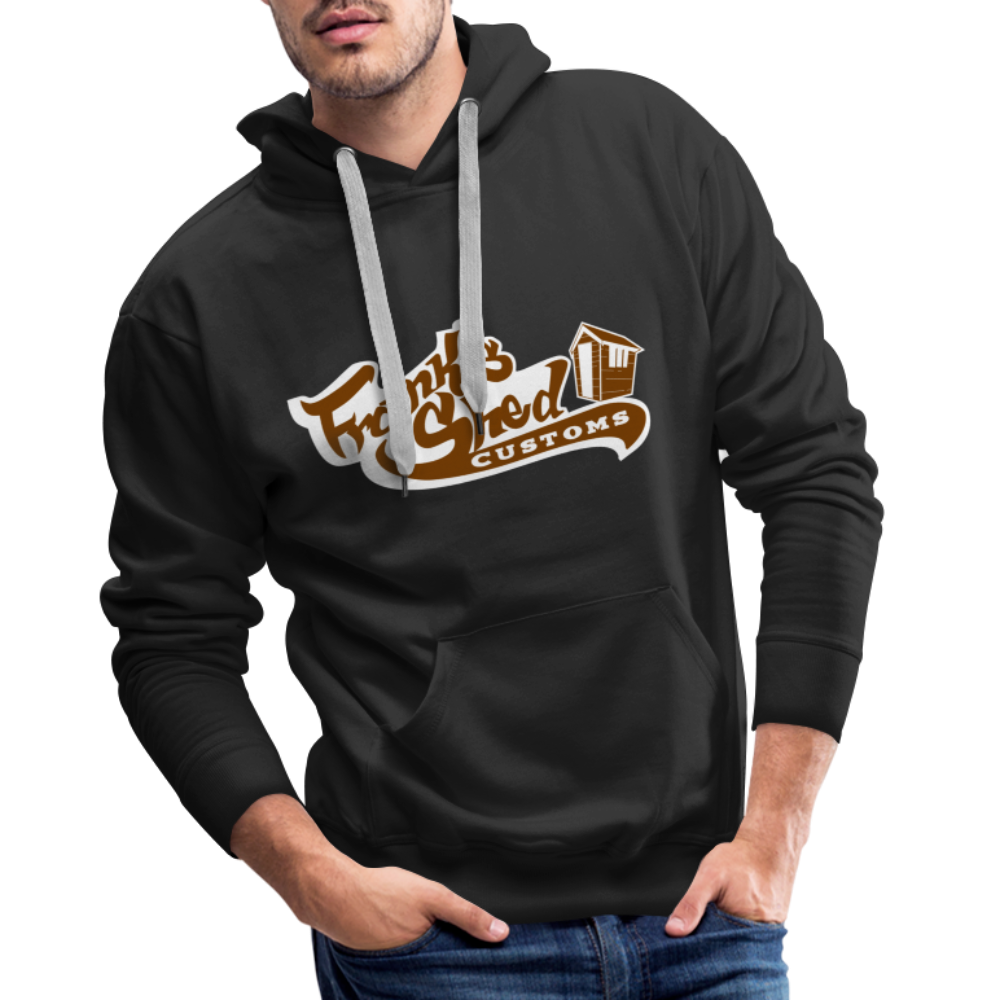 Franks Shed Customs (braun) - Premium Hoodie - Schwarz