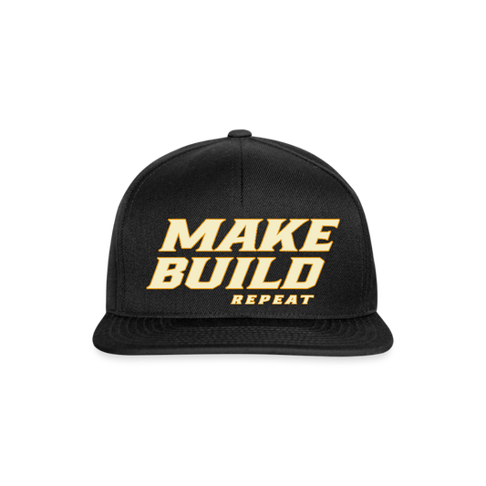 Make.Build.Repeat - Snapback - Schwarz/Schwarz