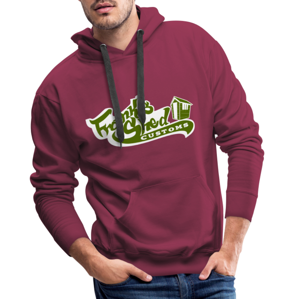Franks Shed Customs (grün) - Premium Hoodie - Bordeaux