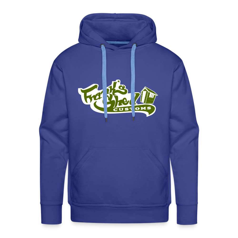 Franks Shed Customs (grün) - Premium Hoodie - Königsblau