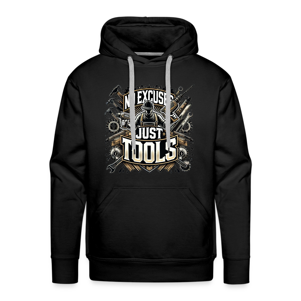 No Excuses, Just Tools! - Drill Sergeant Premium Hoodie - Schwarz