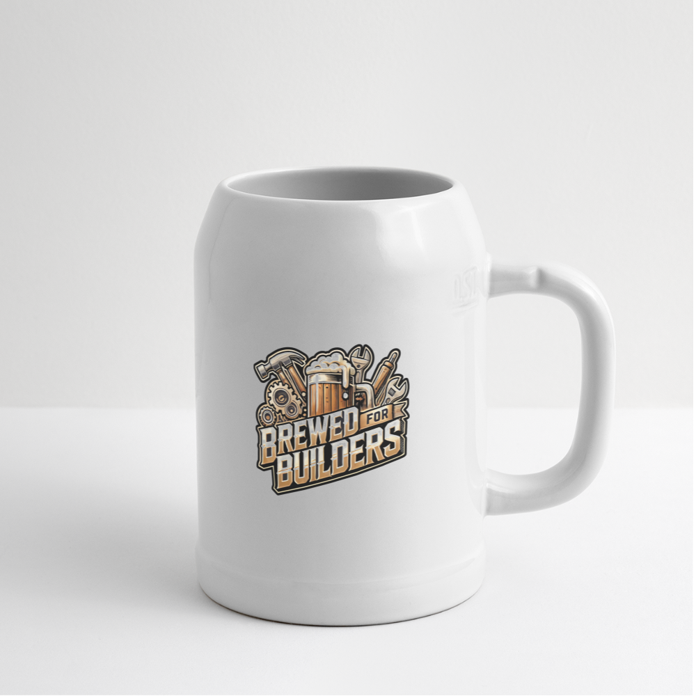 Feierabendkrug - Bierkrug - Weiß