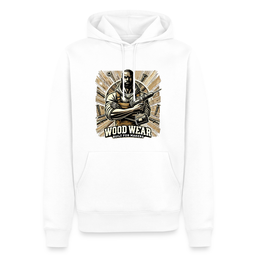 Workshop Warrior - Premium Hoodie - Weiß