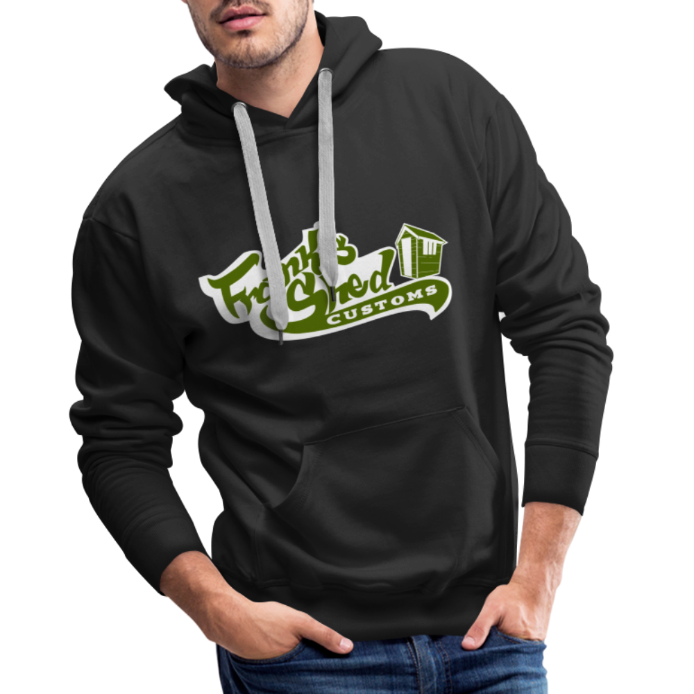 Franks Shed Customs (grün) - Premium Hoodie - Schwarz