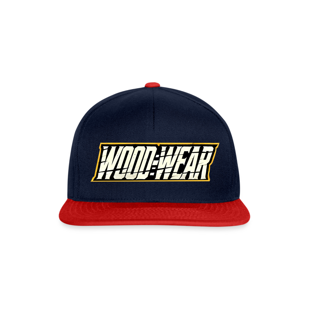 Wood Wear - Snapback - Navy/Rot