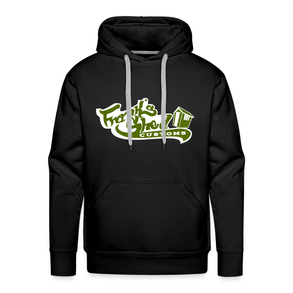 Franks Shed Customs (grün) - Premium Hoodie - Schwarz