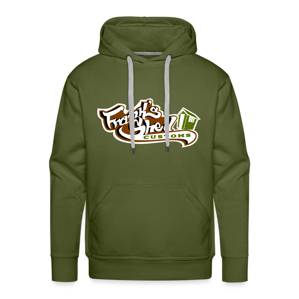 Franks Shed Customs (original) - Premium Hoodie - Olivgrün